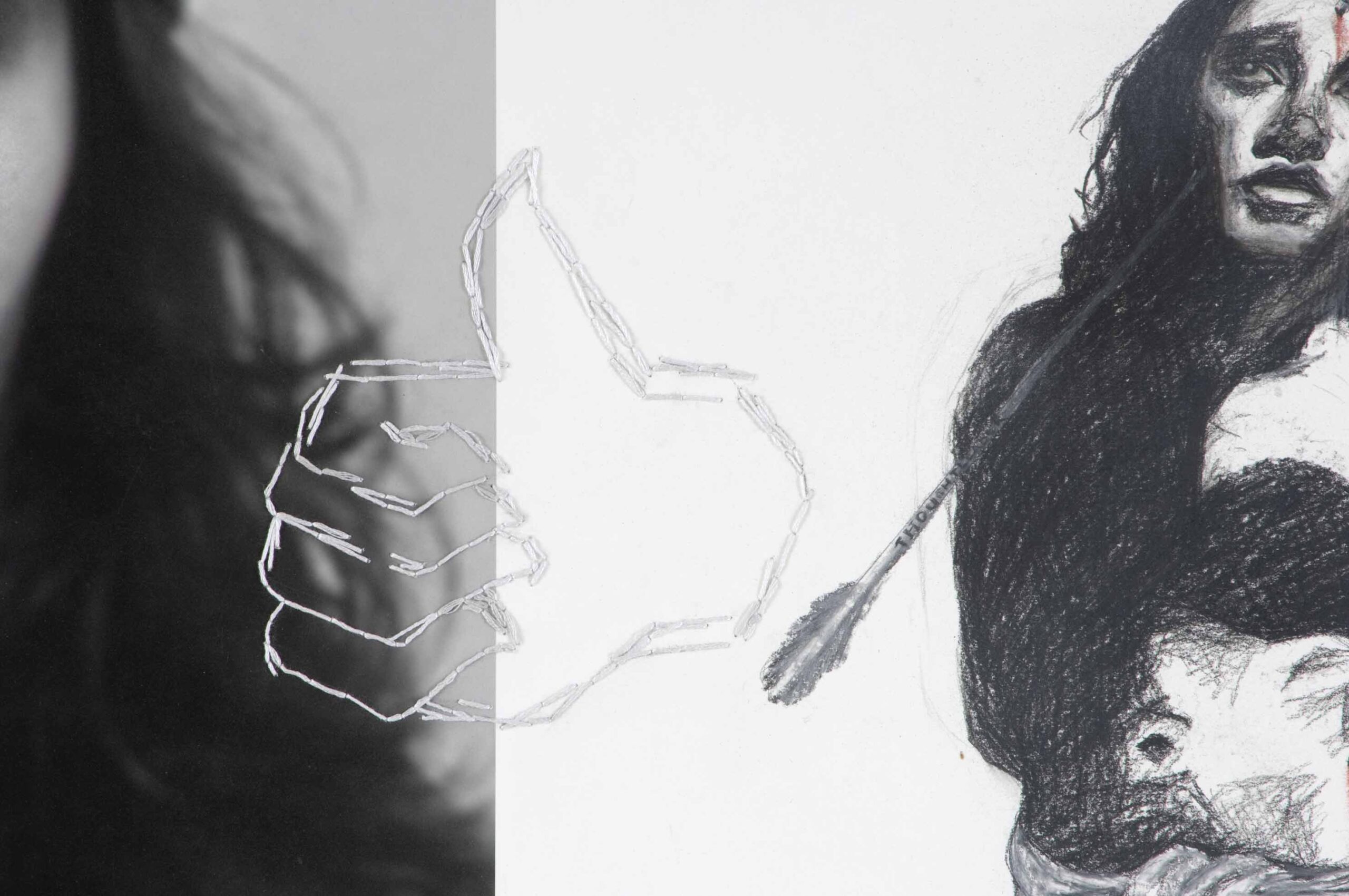 Anybody but Sharlene - detail 2 (2008), Sharlene Khan