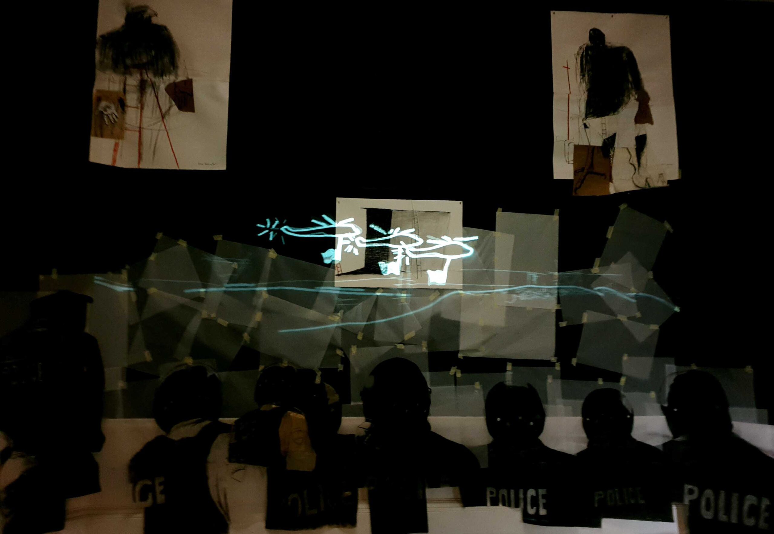 Post-Apartheid Guernica - detail 2 (2021), Sharlene Khan and Mokgabudi Amos Letsoalo