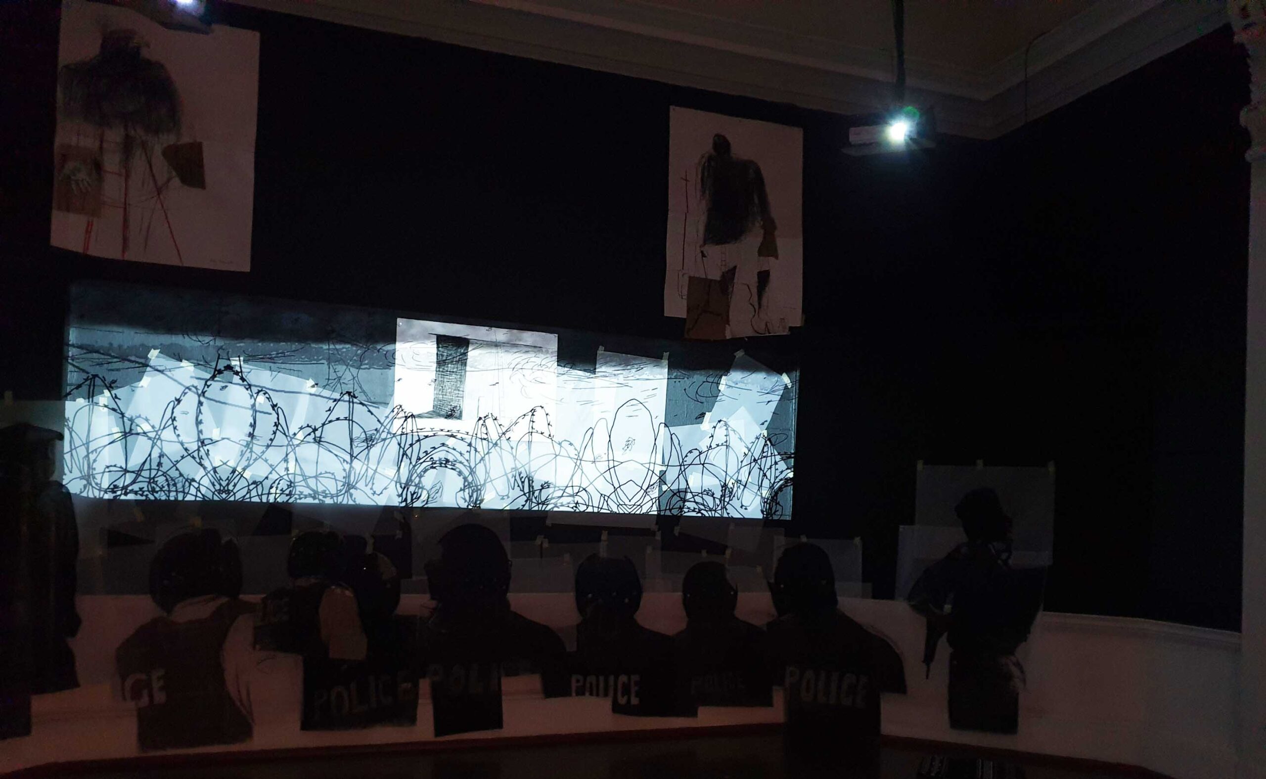 Post-Apartheid Guernica - detail 4 (2021), Sharlene Khan and Mokgabudi Amos Letsoalo