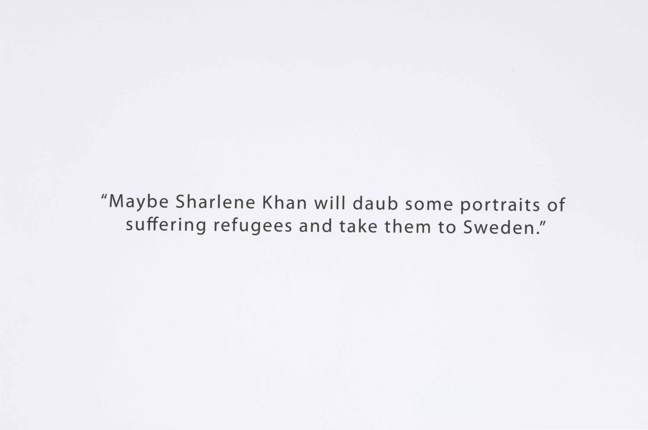 Thoughtleader? - detail 1 (2008), Sharlene Khan