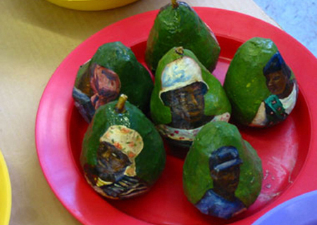 Two Fish and Five Loaves XVI (2001), Sharlene Khan