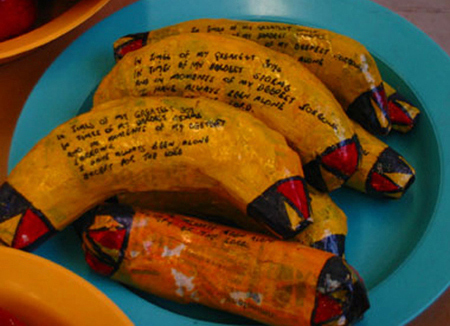 Two Fish and Five Loaves XVII (2001), Sharlene Khan